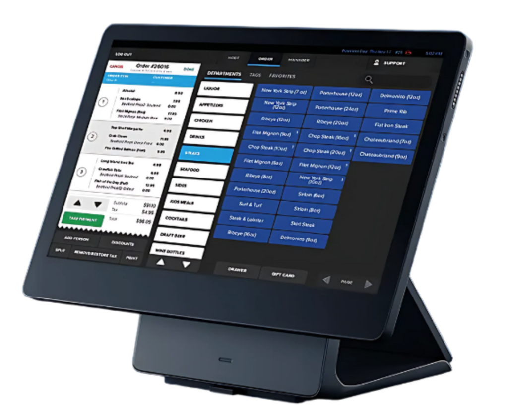 SkyTab POS System device interface